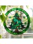 Renkli Noel Ağacı Güneş Yakalayıcı Akrilik Disk Boyalı Kolye (Yurt Dışından) 3