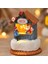 Adet Noel Parlayan Ev Sahnesi Noel Baba Tatil Evi Noel Süsü (Yurt Dışından) 3