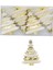 8X6CM 4 Paket Noel Topu Özel Şekilli Noel Ağacı Altın (Yurt Dışından) 5