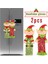 Adet Noel Buzdolabı Kolu Kılıfları Sevimli Kapı Kolu Eldivenleri (Yurt Dışından) 3
