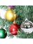 8cm 6 Adet Işıklı Noel Topu Noel Ağacı Dekoratif, Altın (Yurt Dışından) 5