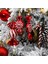 36 Adet Noel Ağacı Asılı Kolye Noel Küreleri Koyu Mavi (Yurt Dışından) 4