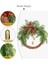 Noel Kozalaklı Çan Rattan Çelengi Noel Kapı Askısı Çelengi (Yurt Dışından) 5