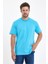Bisiklet Yaka Rahat Kalıp Baskısız %100 Pamuk Cotton Erkek T-Shirt 1