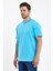 Bisiklet Yaka Rahat Kalıp Baskısız %100 Pamuk Cotton Erkek T-Shirt 3