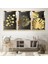 Soyut Desen Gold Pleksi Kenar Mdf Tablo 1