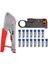 Rg6 RG59 Için Koaksiyel Kablo Kıvırma Seti Aracı, 15 Adet F Rg6 RG59 Konnektörlü Koaksiyel Sıkıştırma Aracı Kiti (Yurt Dışından) 1