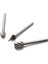 10 Adet Hss Tungsten Karbür Döner Kesme Çapak Seti Öğütücü Ucu 1/8 Inç (3mm) Ağaç Işleme Oyma Aletler (Yurt Dışından) 5
