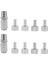 Airbrush Hızlı Ayırma Bağlayıcı Serbest Bırakma Bağlantı Adaptörü, 10 Erkek Bağlantı Elemanı, 1/8 Inç Mf (Yurt Dışından) 2