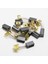 5 Çift Karbon Fırçalar 6.4X7.9X12.5MM 596071-00 Black & Decke Açı Öğütücü Elektrik Motorları CD105 CD110 CD115 KG900 (Yurt Dışından) 4