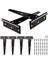 6 Paket Ağır Hizmet Tipi Tee Menteşe, 150MM 6 Inç T Menteşe Metal Kayış Tee Menteşe, Döken Kapılar Için Vidalar, Bahçe Kapısı (Yurt Dışından) 1