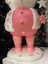 Happy Sugar Pembe, Beyaz Kardanadam Dekor 35 x 26 x 98 cm 3