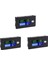 5x Kapasiteli Monitör, 10-100V Metre, 12V 24V 48V Yüzde Gerilim Fahrenheit Sıcaklık Göstergesi Ölçer (Yurt Dışından) 1