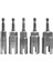 5 Adet Güç Kanat Somun Anahtarı Seti ile 1/4 Inç Hex Shank Yuvası Kanat Somunları Matkap Ucu Lokma Anahtarlar Alet Takımı Panel Için (Yurt Dışından) 1
