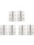 6 Adet Paslanmaz Çelik 2 Inç 4.4x3.1cm Dolap Kapı Menteşeleri Donanım (Yurt Dışından) 1