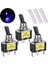 Adet Açık Kapalı Rocker Işıklı Geçiş Anahtarı 30A 12V Dc Spst 2 Pozisyon 3 Pin Mavi LED Işık Kablolu Araba Tekne Otomotiv (Yurt Dışından) 3