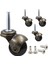 Mobilya Tekerleri Için 1.5 Inç Bilyalı Tekerlekler Tekerlekler 8 x 38MM Montaj Kök Kol Soket Insert Değiştirme ile 4'lü Set (Yurt Dışından) 1