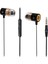 Lecoo EH103 3.5mm Jacklı Kablolu Kulak Içi Mikrofonlu Siyah Kulaklık (4835) 1