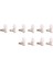 Termostatik Radyatör Vanası 10 Adet 15MM x 1/2 Inç Termostatik Açı Trv Termostatik Radyatör Vanası Ev Ofis Için (Yurt Dışından) 1