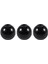 3x Yedek Siyah Bakalit 35 mm Çaplı Bilyalı Kol Düğmesi (Yurt Dışından) 1