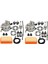 2x Karbüratör Hava Filtresi Ampul Yakıt Yeniden Güçlendirme Kiti Fit Stihl FS120 FS200 FS250 FS300 FS350 FR450 Ot Biçme Makinesi (Yurt Dışından) 1