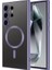 Samsung Galaxy S24 Ultra Kılıf Kamera Korumalı ve Magsafe Halkalı Shiny Premium Parlak Silikon Kapak 1