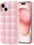 iPhone 15 Kılıf Şık Görünümlü Esnek Bubble Premium Silikon Kapak 1
