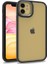 iPhone 11 Kılıf Arkası Şeffaf Kenarları Renkli Bergen Kapak 1