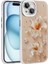 iPhone 15 Kılıf Çiçek Desenli ve Taşlı Stella Premium Kapak 1