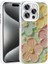 iPhone 14 Pro Max Kılıf Çiçek Desenli ve Taşlı Stella Premium Kapak 1