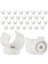 Pex Klipler Boru Kelepçesi, Pvc Su Boruları ve Boru Hortumları Için 100 Adet 3/4 Inç Boru Kelepçesi, Plastik U Şekilli Boru Kelepçesi Araçları (Yurt Dışından) 1