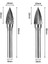 2 Adet G Tipi 10MM Kesme Çapı Alüminyum Kesme Tungsten Karbür Çapak Dosyası 1/4 Shank ile Döner Alet Veya Kalıp Öğütücü Için (Yurt Dışından) 2