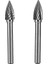 2 Adet G Tipi 10MM Kesme Çapı Alüminyum Kesme Tungsten Karbür Çapak Dosyası 1/4 Shank ile Döner Alet Veya Kalıp Öğütücü Için (Yurt Dışından) 5
