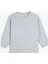 Pamuklu Bisiklet Yaka Uzun Kollu Basic Sweatshirt 1