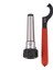Mt3 ER25 M12 Pens Chuck Tutucu Sabit Cnc Freze Torna Takımları + 1 Adet Anahtar (Yurt Dışından) 1