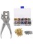 400 Adet 3/16 Inç Metal Grommets Kiti, 1 Adet Kuşgözü Delik Delme Pensesi, Metal Halkalar Kitleri Ayakkabı Halkaları Grommet Setleri (Yurt Dışından) 1