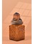 El Yapımı Özel Tasarım Karabiber Baharat Kavanozu - 700 ml - Vakumlu Ahşap Kapaklı (Turuncu Detaylı) - Medium Amber Çiçekli Cam - Mutfak ve Ev Dekorasyonu 3