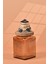 El Yapımı Özel Tasarım Karabiber Baharat Kavanozu - 700 ml - Vakumlu Ahşap Kapaklı (Dore Detaylı) - Light Amber Çizgili Cam - Mutfak ve Ev Dekorasyonu 2