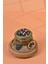 El Yapımı Özel Tasarım Karabiber Baharat Kavanozu - 700 ml - Vakumlu Ahşap Kapaklı (Yeşil Detaylı) - Medium Amber Çizgili Cam - Mutfak ve Ev Dekorasyonu 4