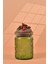 El Yapımı Özel Tasarım Kavanoz - 700 ml - Vakumlu Ahşap Kapaklı (Çilek Detaylı) - Yeşil Çiçekli Yuvarlak Cam - Mutfak ve Ev Dekorasyonu 1