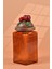 El Yapımı Özel Tasarım Kavanoz - 1000 ml - Vakumlu Ahşap Kapaklı (Domates Detaylı) - Dark Amber Çizgili Cam - Mutfak ve Ev Dekorasyonu 2