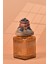 El Yapımı Özel Tasarım Karabiber Baharat Kavanozu - 700 ml - Vakumlu Ahşap Kapaklı (Kahverengi Detaylı) - Medium Amber Çizgili Cam - Mutfak ve Ev Dekorasyonu 3