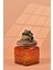 El Yapımı Özel Tasarım Kavanoz - 500 ml - Vakumlu Ahşap Kapaklı (Vişne Detaylı) - Dark Amber Çiçekli Kare Cam - Mutfak ve Ev Dekorasyonu 3
