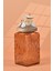 El Yapımı Özel Tasarım Tuz Baharat Kavanozu - 1000 ml - Vakumlu Ahşap Kapaklı (Dore Detaylı) - Light Amber Çiçekli Cam - Mutfak ve Ev Dekorasyonu 3
