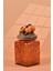 El Yapımı Özel Tasarım Kavanoz - 700 ml - Vakumlu Ahşap Kapaklı (Kayısı Detaylı) - Dark Amber Çiçekli Kare Cam - Mutfak ve Ev Dekorasyonu 3