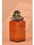 El Yapımı Özel Tasarım Kavanoz - 1000 ml - Vakumlu Ahşap Kapaklı (Vişne Detaylı) - Dark Amber Çiçekli Kare Cam - Mutfak ve Ev Dekorasyonu 2