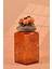 El Yapımı Özel Tasarım Kavanoz - 1000 ml - Vakumlu Ahşap Kapaklı (Kayısı Detaylı) - Dark Amber Çiçekli Kare Cam - Mutfak ve Ev Dekorasyonu 2