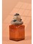 El Yapımı Özel Tasarım Karabiber Baharat Kavanozu - 700 ml - Vakumlu Ahşap Kapaklı (Dore Detaylı) - Dark Amber Çizgili Cam - Mutfak ve Ev Dekorasyonu 1