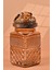 El Yapımı Özel Tasarım Kavanoz - 1800 ml - Vakumlu Ahşap Kapaklı (Kurabiye Detaylı) - Light Amber Cam - Mutfak ve Ev Dekorasyonu 3