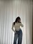 Butik Nis Asimetrik Kesim Dik Yaka Triko Örme Body 2
